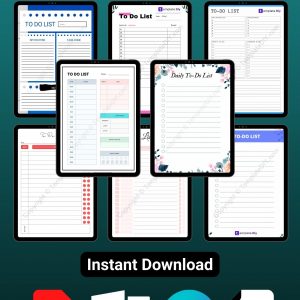 Daily To-Do List in PDF & Word