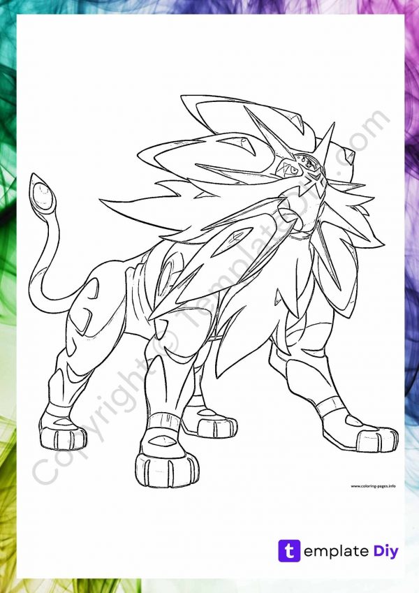 Legendary Coloring Pages Pokemon