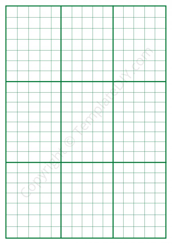 Division Graph Paper Template