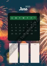 June 2023 Calendar Printable Template With Holidays June 2023 Calendar Printable Template With Holidays
