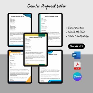 Counter Proposal Letter Sample with Examples [Word]