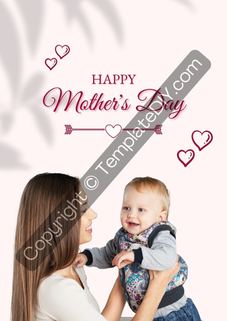 Mothers Day Template Blank Printable PDF, Word [Editable]