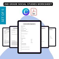 2nd Grade Social Studies Worksheets Template Printable PDF