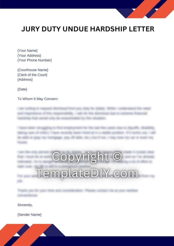 Jury Duty Exemption Letter For Undue Hardship Word Template jury-duty-exemption-letter-for-undue-hardship-word-template