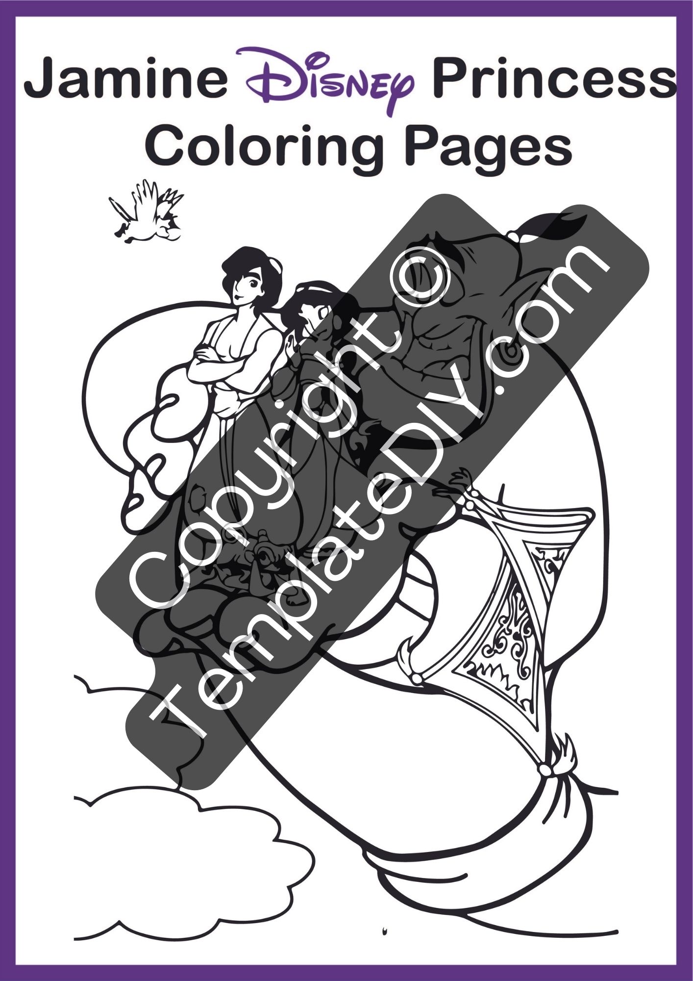 Disney Princess Jasmine Crayola Com Free Printable Jasmine Coloring