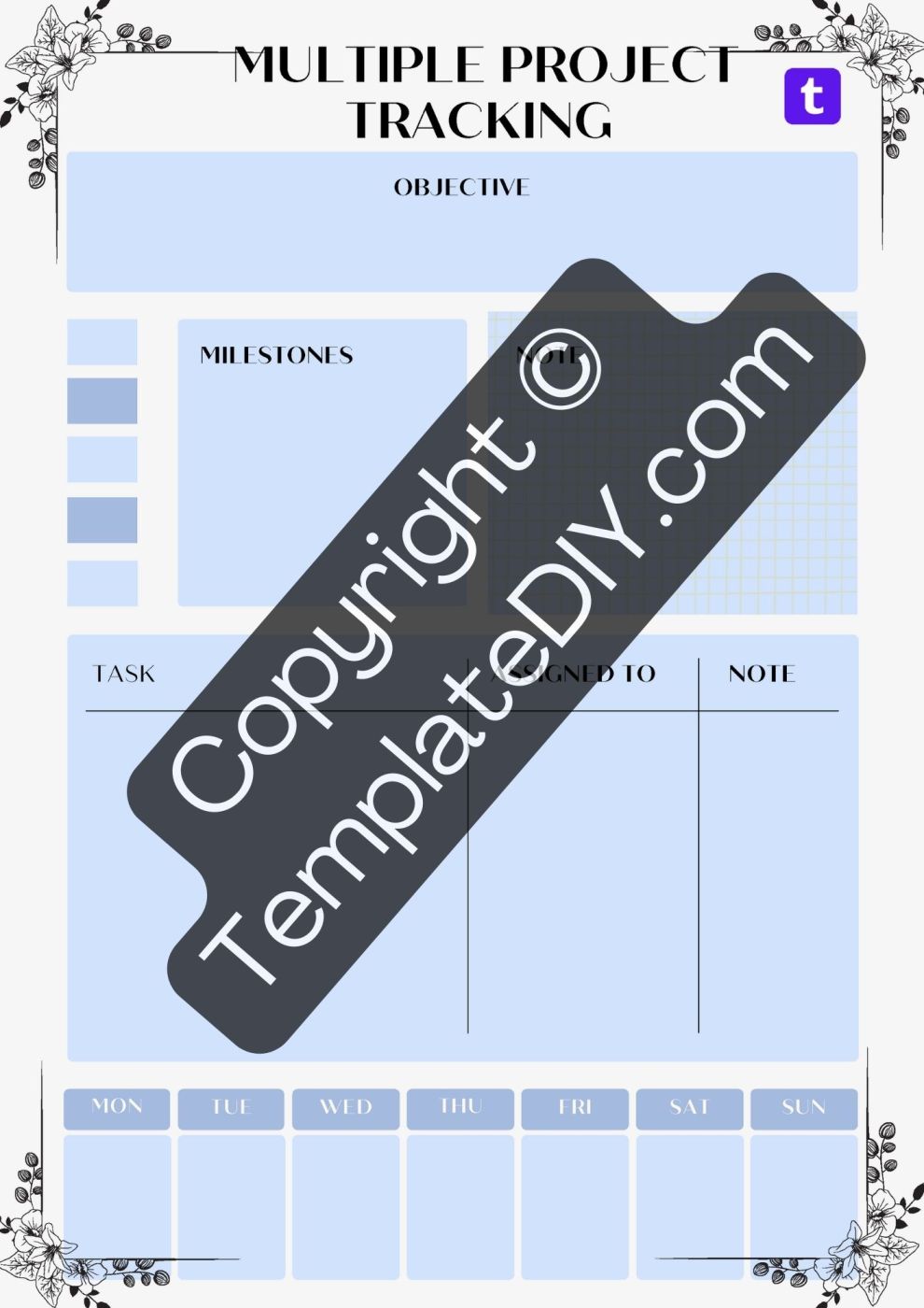 Multiple Project Tracking Template [PDF, Word, Excel]