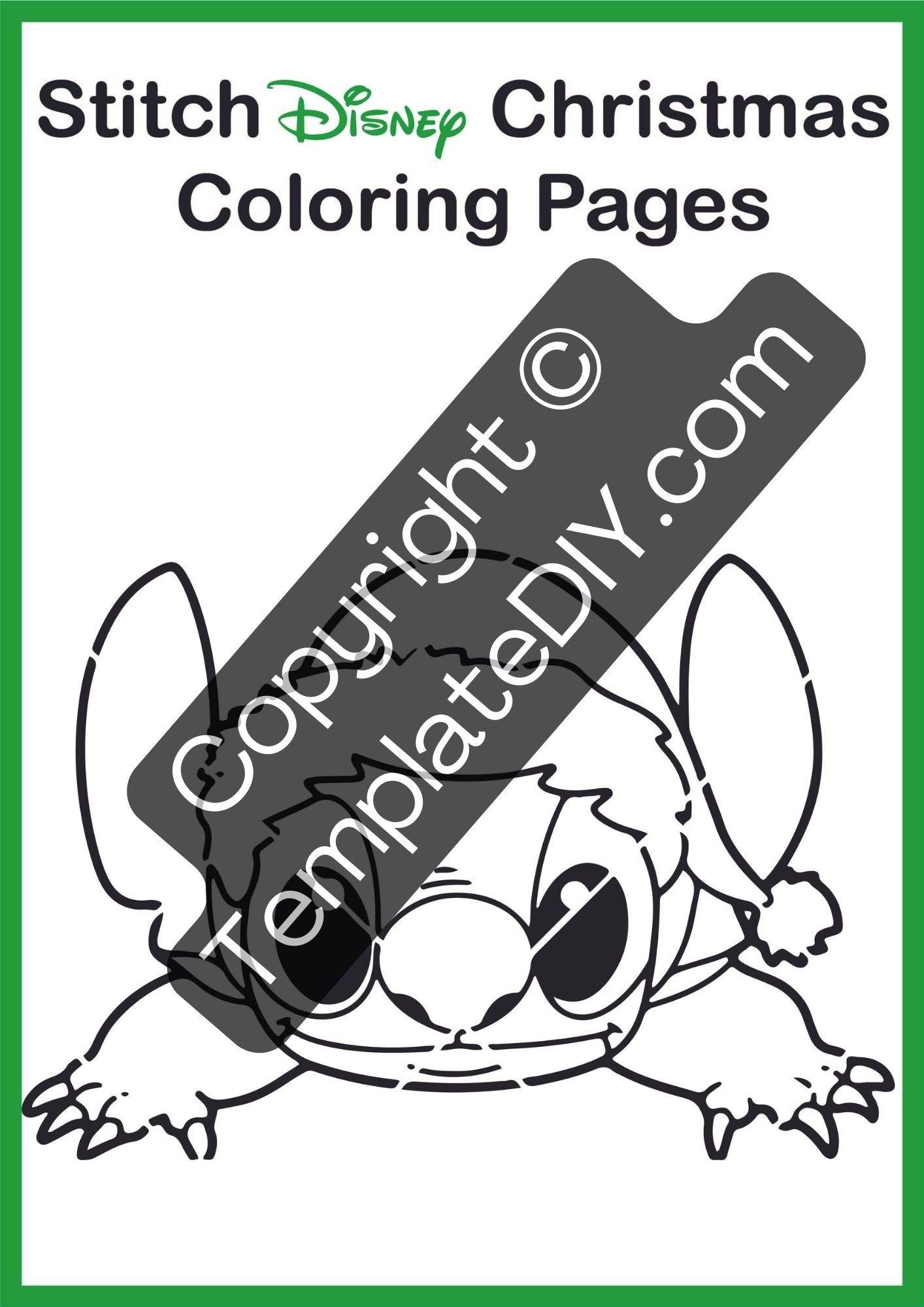 Kids Disney Christmas Coloring Pages