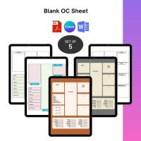 Blank OC Sheet Template Printable PDF, Word [Editable]