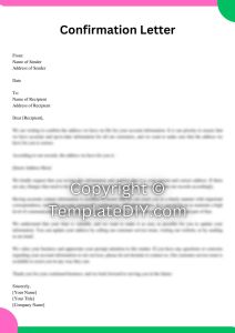 Address Confirmation Letter Sample with Examples [Word]