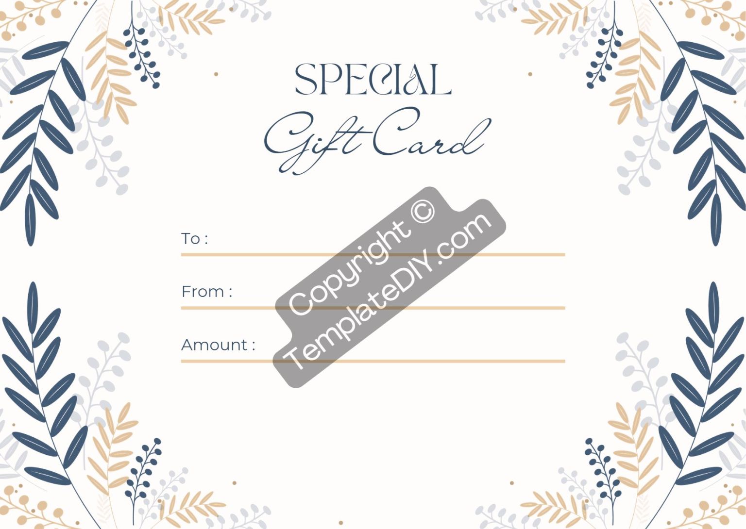Gift Coupon Template Printable PDF, Word [Editable]