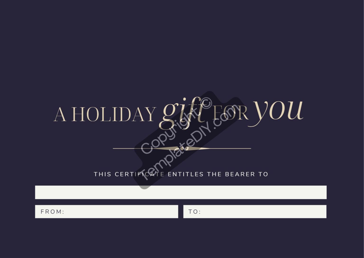 Gift Coupon Template Printable PDF, Word [Editable]