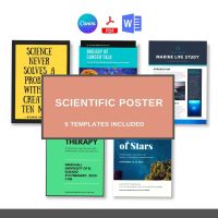 Scientific Poster Template Printable PDF, Word [Editable]