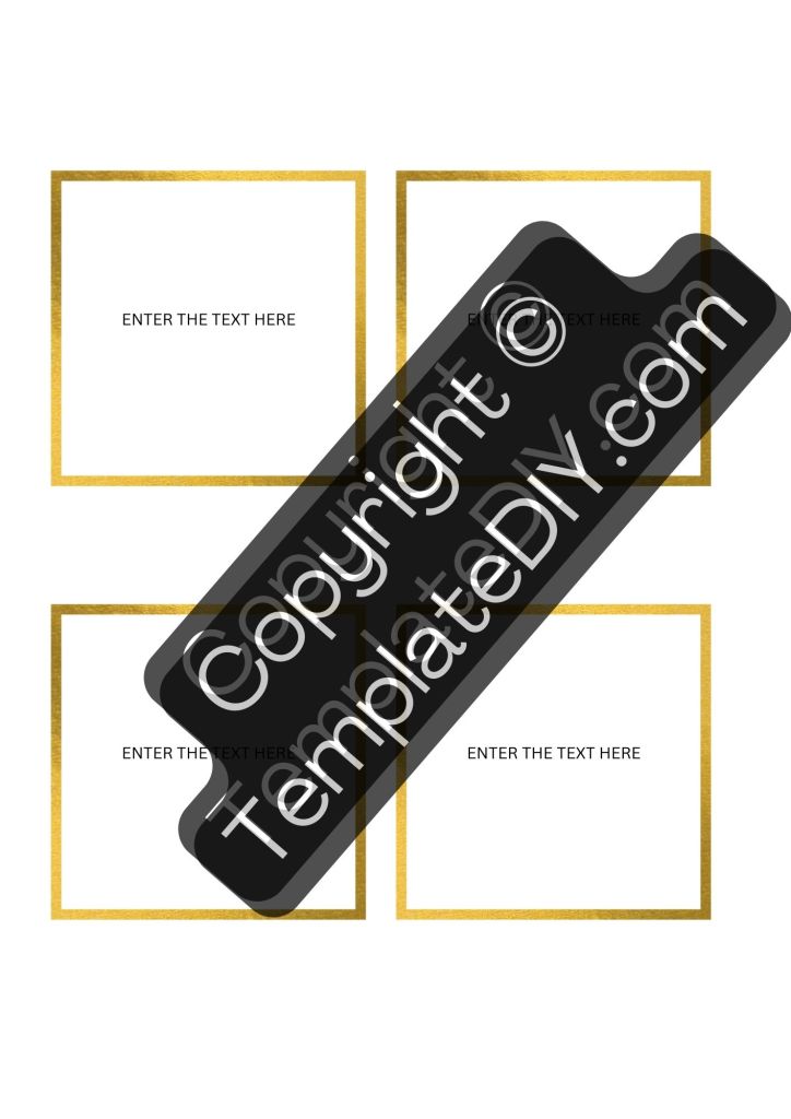 Task Card Template Printable PDF, Word [Editable]