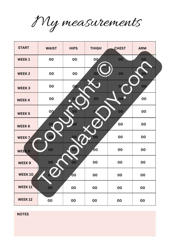 Printable Weight Loss Plan Template PDF, Word [Editable]
