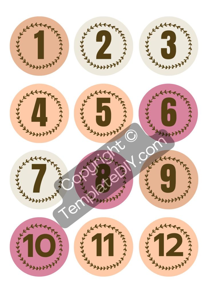 Buldak Advent Calendar Printable Template in PDF Word