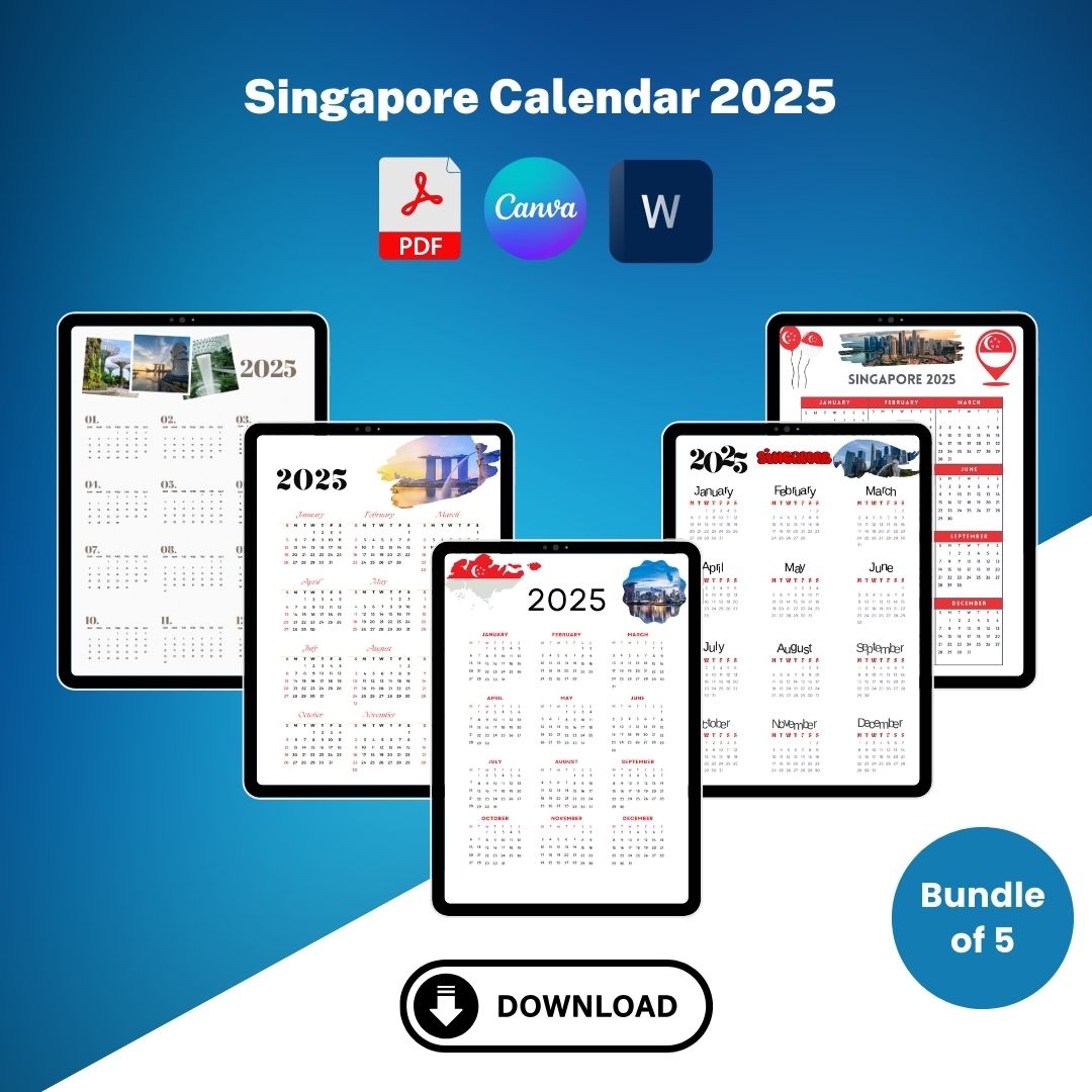FREE PRINTABLE 2025 CALENDAR WITH HOLIDAYS SINGAPORE PDF DOWNLOAD visual data 4